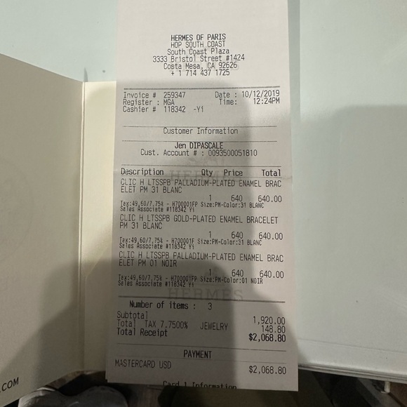 Hermes Clic H Bracelet - Picture 7 of 7